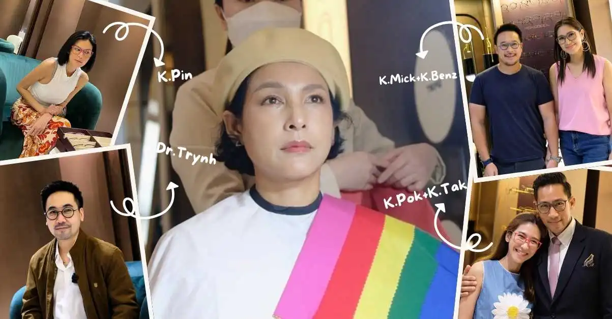 ลูกค้าเลือกแว่นที่ร้านแว่นสายตาใกล้ฉัน พร้อมบริการวิเคราะห์รูปหน้าและ Personal Color