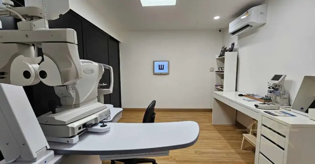 ร้านแว่นตาในกรุงเทพ เครื่องตรวจสายตา